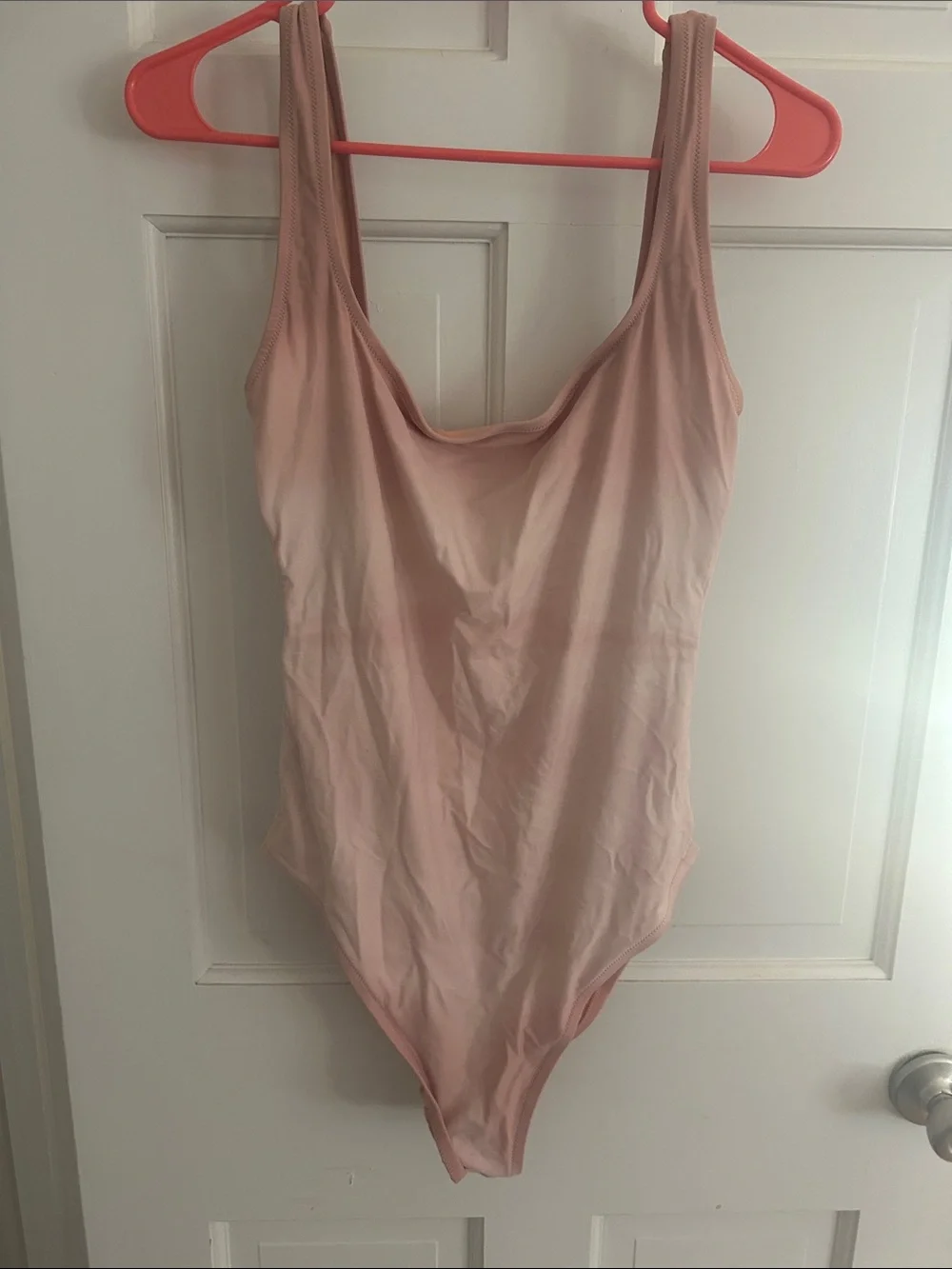 Madewell One-Piece Swimsuit in Blush Pink